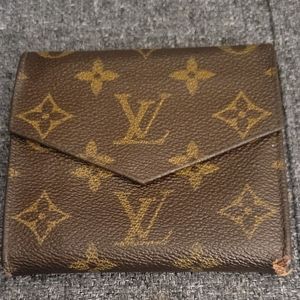 Authentic Louis Vuitton double Elise wallet
